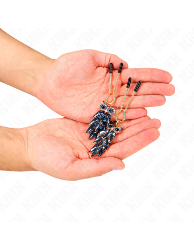 KINK - OWL PENDANT NIPPLE CLAMPS 6 CM