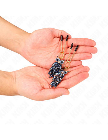 KINK - OWL PENDANT NIPPLE CLAMPS 6 CM