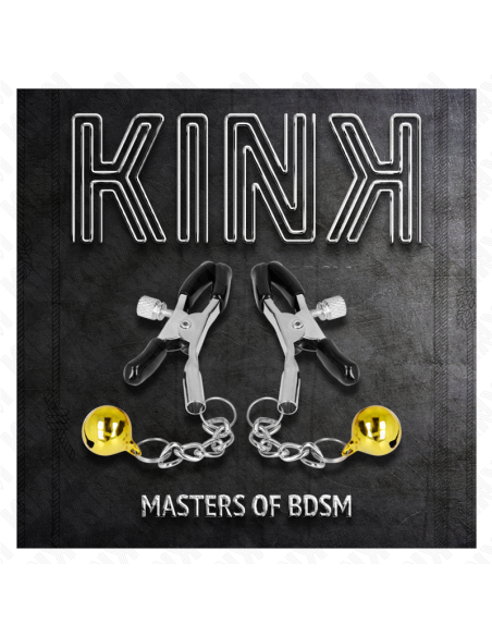 KINK - AUKSINIAI PAKABUKO SPENELIŲ LAIKIKLIAI JINGLE BELL 6 CM