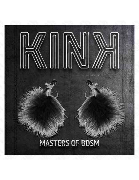 KINK - Plunksninis spenelių laikiklis, juodas, 7 cm