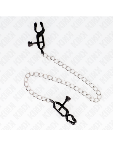 KINK - FLAT CHAIN NIPPLE CLAMPS SILVER 30 CM