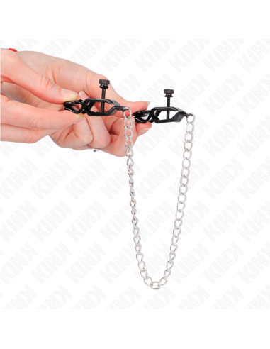 KINK - FLAT CHAIN NIPPLE CLAMPS SILVER 30 CM