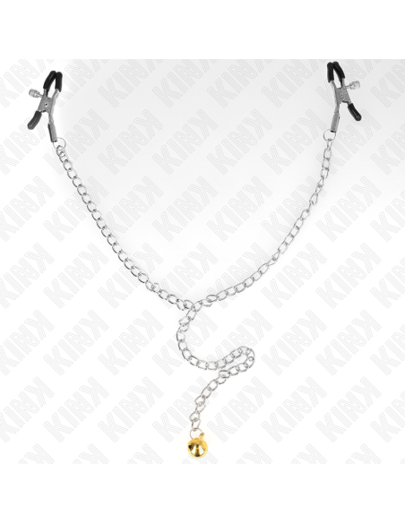 KINK - CHAIN NIPPLE CLAMPS WITH BELL 30 CM