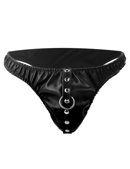 DARKNESS - SUBMISSION THONG WITH METAL CHAIN