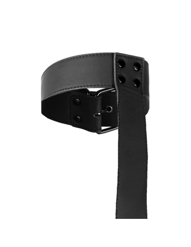 FETISH SUBMISSIVE BONDAGE - COLLAR and WRIST CUFFS BODY RESTRAINT SET