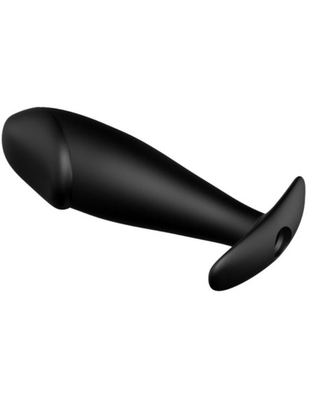 PRETTY LOVE - SILICONE ANAL PLUG PENIS FORM AND 12 VIBRATION MODES BLACK