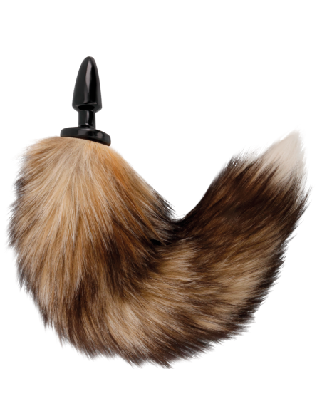 DARKNESS - NATURAL TAIL WITH SILICONE ANAL PLUG 10 CM