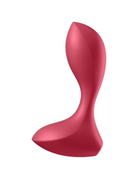 SATISFYER – vibruojantis kamštis „BACKDOOR LOVER“ – raudonas