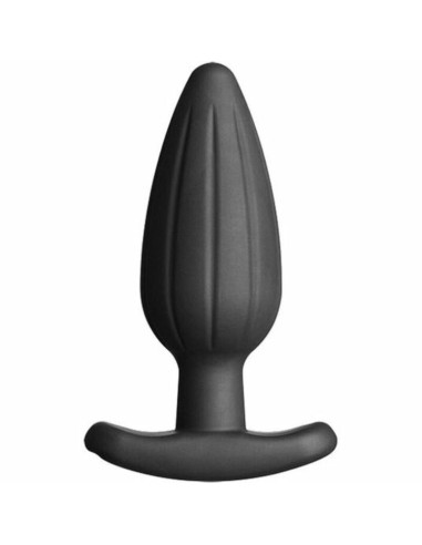 ELECTRASTIM - SILICONE BLACK ROCKER BUTT PLUG LARGE