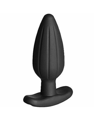 ELECTRASTIM - SILICONE BLACK ROCKER BUTT PLUG LARGE