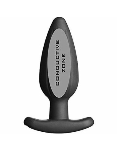 ELECTRASTIM - SILICONE BLACK ROCKER BUTT PLUG LARGE