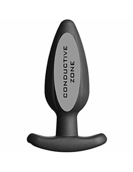 ELECTRASTIM - SILICONE BLACK ROCKER BUTT PLUG LARGE