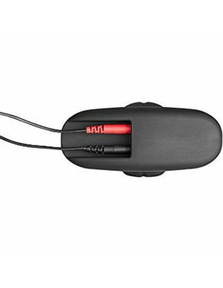 ELECTRASTIM - didelis silikoninis juodas supamasis antgalio kamštis