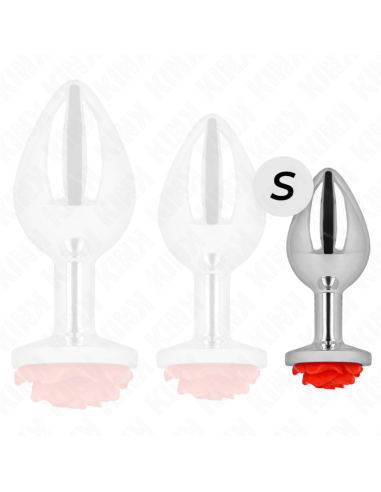 KINK - PLUG ANAL ROSE RED SIZE S