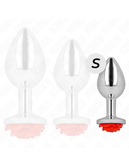 KINK - PLUG ANAL ROSE RED SIZE S