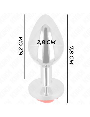 KINK - PLUG ANAL ROSE RED SIZE S