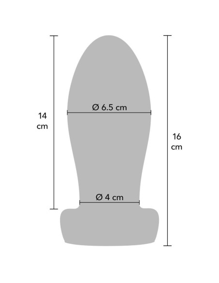 HIDDEN DESIRE - EXTREME HEAVY ANAL STRETCHER PLUG LARGE