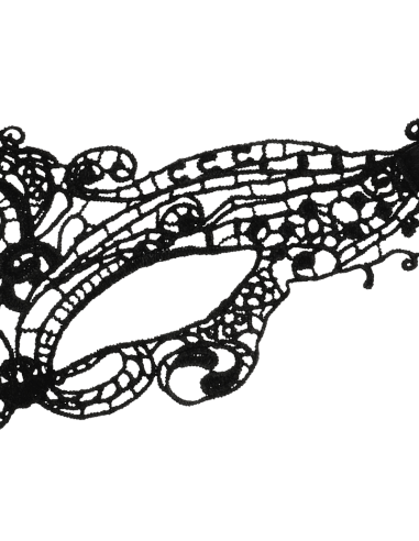 COQUETTE CHIC DESIRE - LACE MASK BLACK