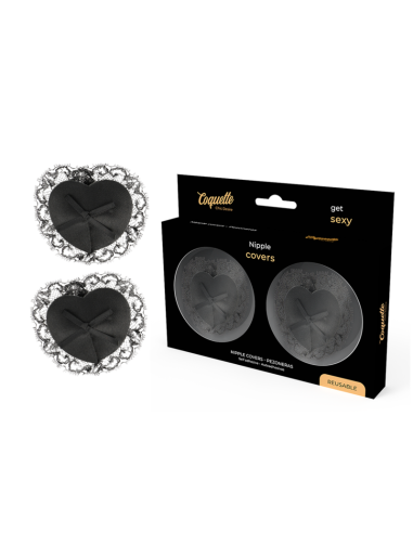 COQUETTE CHIC DESIRE - NIPPLE COVERS LACE BLACK