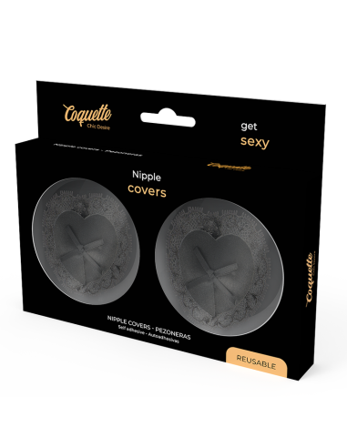 COQUETTE CHIC DESIRE - NIPPLE COVERS LACE BLACK