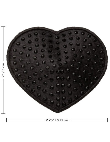 CALEXOTICS - RADIANCE HEART-SHAPED JEWEL NIPPLE SHIELDS