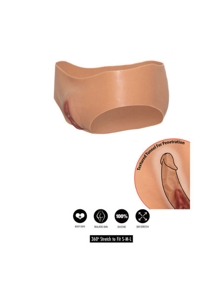 HIDDEN DESIRE - ALTER EGO OPEN VAGINA BRIEF LOW WAIST FLESH