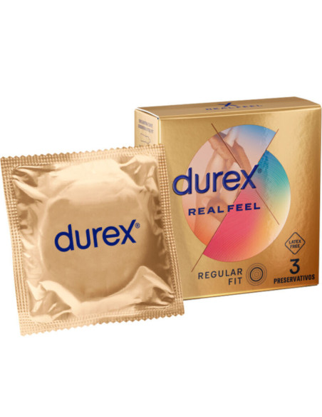 DUREX - REAL FEEL CONDOMS 3 UNITS