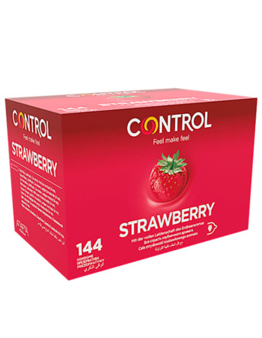 CONTROL - ADAPTA STRAWBERRY CONDOMS 144 UNITS