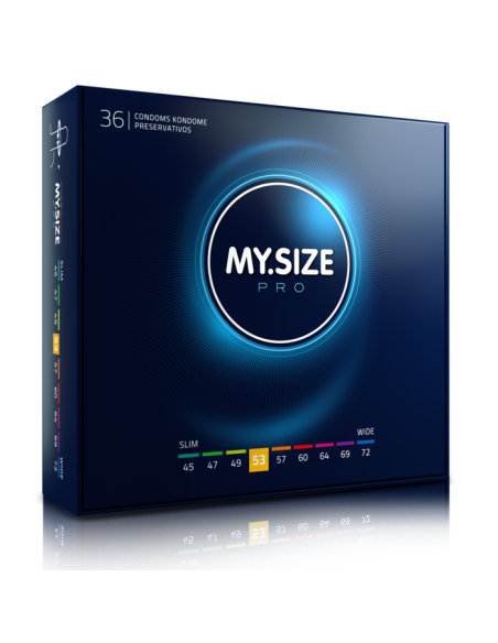 MY SIZE - PRO CONDOMS 53 MM 36 UNITS