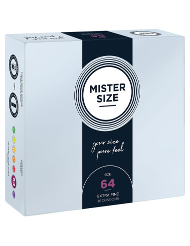 MISTER SIZE - CONDOMS SIZE XXL 64 MM (36 UNITS)