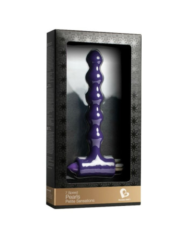 ROCKS-OFF - ANAL PLUG WITH VIBRATION AND RIVERLES PETITE SENSATIONS PEARLS