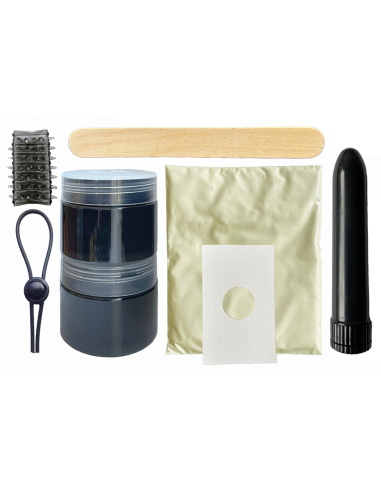 CLONEBOY - KIT PENIS CLONER WITH VIBRATION BLACK
