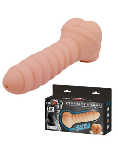 CRAZY BULL - MULTIFUNCTIONAL PENIS 21.8 CM