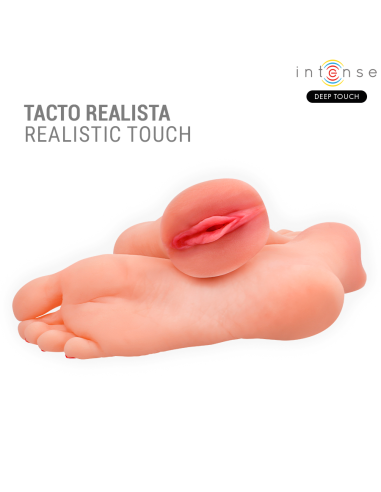 INTENSE DEEP TOUCH - GABBIE TWO-PIECE FOOT-SHAPED MASTUBADOR