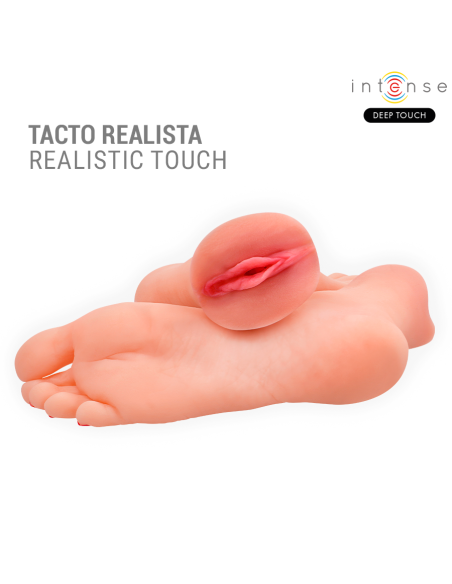 INTENSE DEEP TOUCH - GABBIE TWO-PIECE FOOT-SHAPED MASTUBADOR
