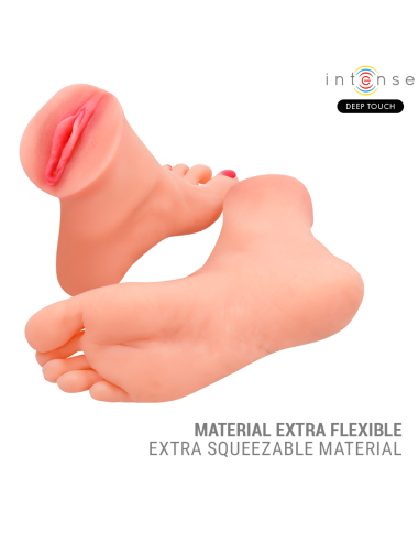 INTENSE DEEP TOUCH - GABBIE TWO-PIECE FOOT-SHAPED MASTUBADOR
