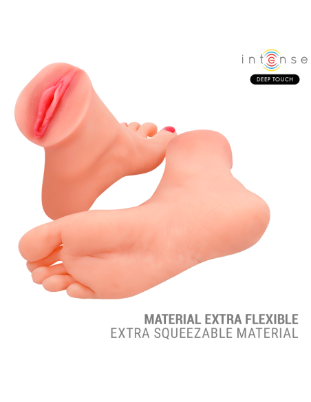 INTENSE DEEP TOUCH - GABBIE TWO-PIECE FOOT-SHAPED MASTUBADOR