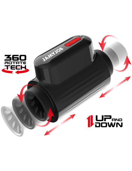 JAMYJOB - VORTEX THRUSTING AND 360 ROTATE TECH TURBO MODE MASTURBATOR