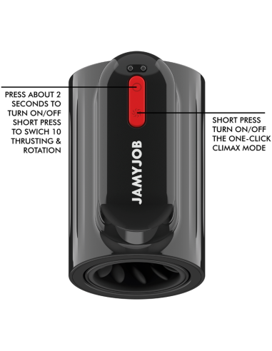 JAMYJOB - VORTEX THRUSTING AND 360 ROTATE TECH TURBO MODE MASTURBATOR