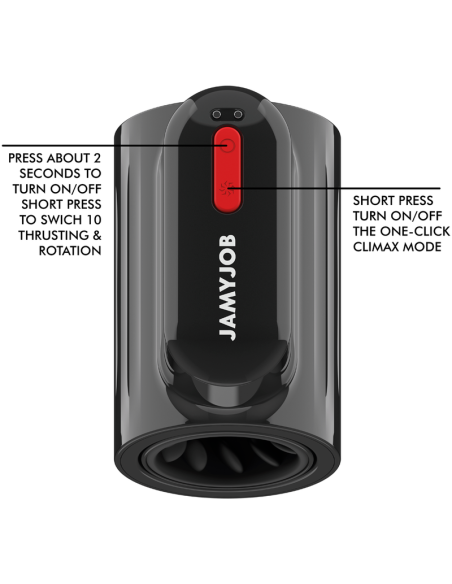 JAMYJOB - VORTEX THRUSTING AND 360 ROTATE TECH TURBO MODE MASTURBATOR