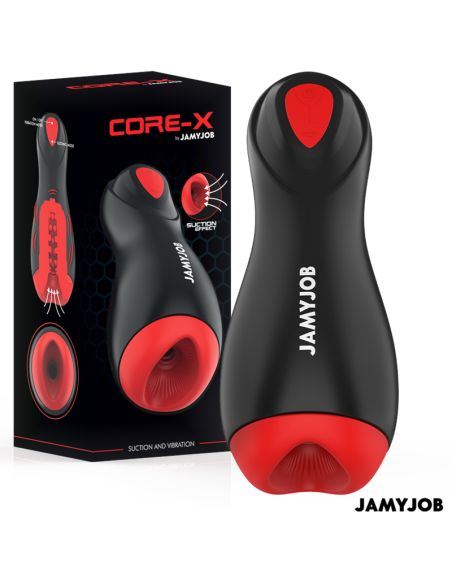 JAMYJOB - CORE-X automatinis masturbatorius su 5 siurbimo ir vibracijos režimais