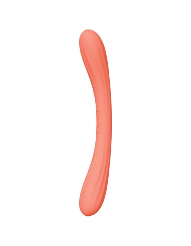 LELO - BOOMERANG DOUBLE ENDED VIBRATOR CORAL RED