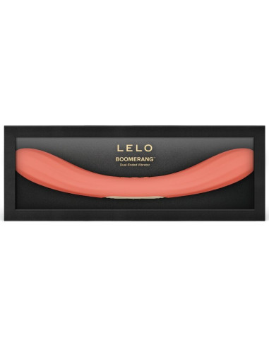 LELO - BOOMERANG DOUBLE ENDED VIBRATOR CORAL RED