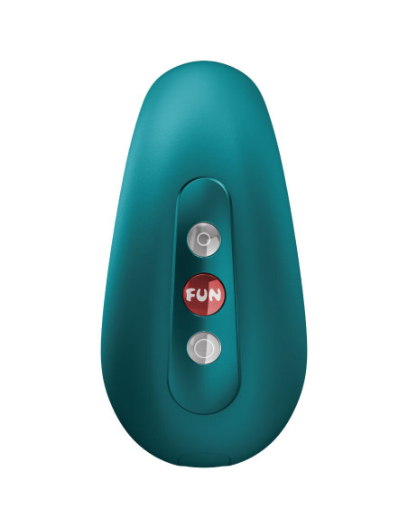 FUN FACTORY - CHERIE DOUBLE AIR PULSE VIBRATOR BOTTLE GREEN