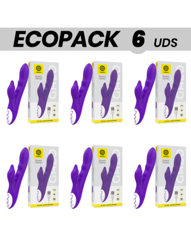 ECOPACK 6 UNITS - GALATEA GALO LILAC VIBRATOR COMPATIBLE WITH WATCHME WIRELESS TECHNOLOGY