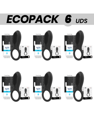 ECOPACK 6 UNITS - MR BOSS TINO STIMULATOR RING COMPATIBLE WITH WATCHME WIRELESS TECHNOLOGY