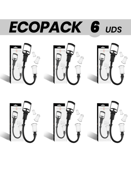 ECOPACK 6 UNITS - INTENSE PUMP NIPPLE SUCTION FOR WOMEN