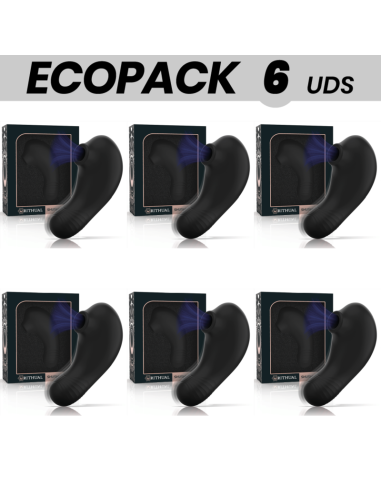 ECOPACK 6 UNITS - RITHUAL SHUSHU PRO POCKET CLITORIS STIMULATOR 2 POWERFUL JET MOTORS