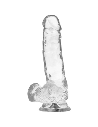 X RAY - HARNESS CLEAR COCK WITH BALLS 18.5 CM -O- 3.8 CM