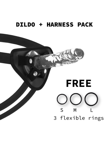 X RAY - HARNESS CLEAR COCK 18 CM -O- 4 CM